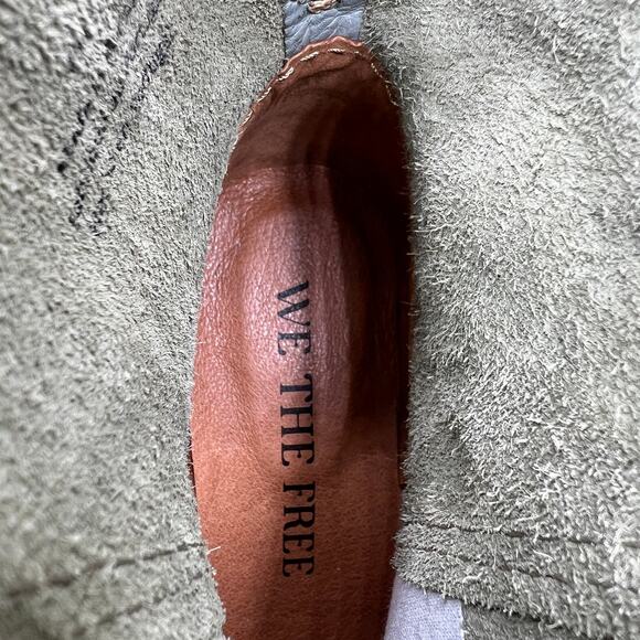 We The Free Women's Briggs Crop Rider Boots Green Size 8 NEW - Picture 6 of 9